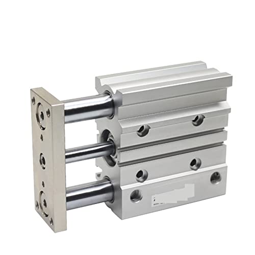 Cilindro neumático compacto de tres ejes para un guiado estable de alta resistencia 5