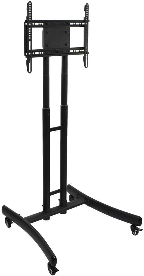 LUXOR Adjustable Height Rolling TV Stand : Office Products
