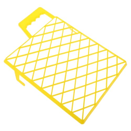 Hemobllo Vassoio Della Griglia Di Vernice Mini Di Vernice Pad Della Griglia Del Di Vernice Filtro Per Vernice Griglia Di Verniciatura Vassoi Per Pittura Maglia Plastica Yellow
