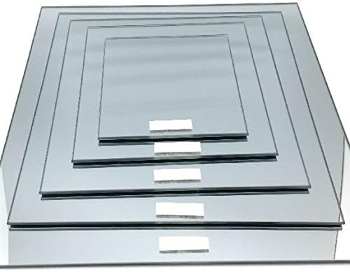 Miniatura 2 de Centro de mesa con base de espejo cuadrado, paquete de 6, CASE Bulk (18 pulgadas)