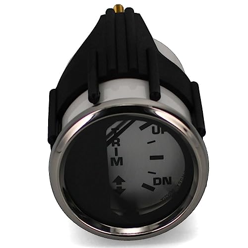 Faria Boat Trim Gauge GPC635A | 2 Inch Spun Silver Series