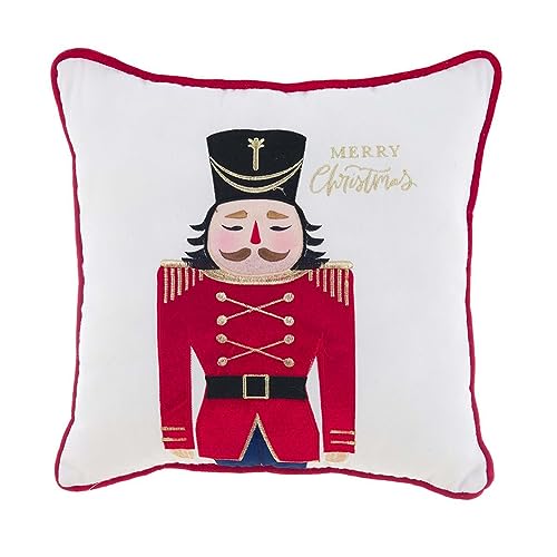 Coussin de Noël casse-noisette Blanc Mariclò, idée cadeau déco maison - 2