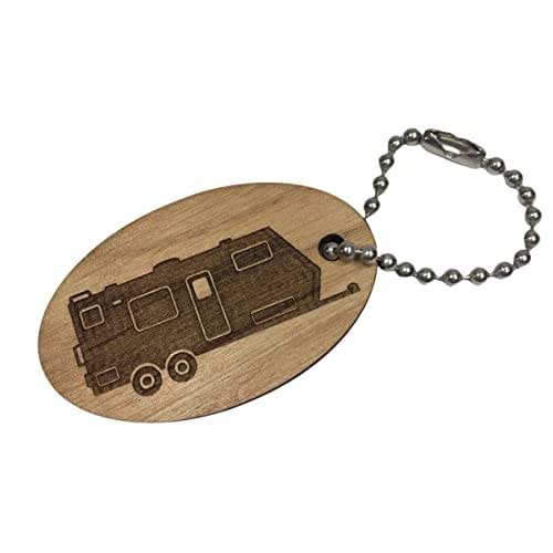 Travel Trailer Key Fob Personalized Wording Option