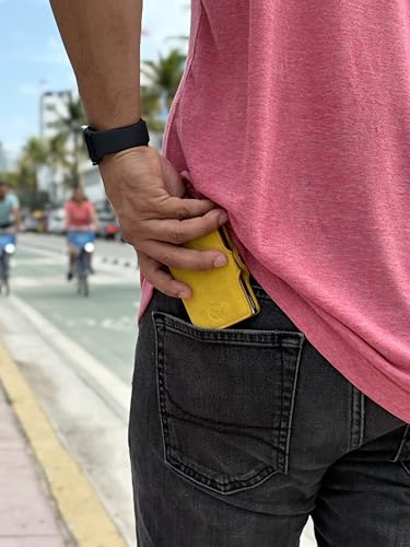 Slim RFID-Blocking Wallet,Minimalist Faux Leather Card Holder for Men & Women – Compact, Stylish & Secure4