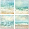 Ocean Sea Waves Scrapbook Paper - 6×6 Premium Color Pages With 24 Single-Sided Sheets for Scrapbooking Supplies Paper Crafts Home Decoration Card Making Journaling Background Decorative #3