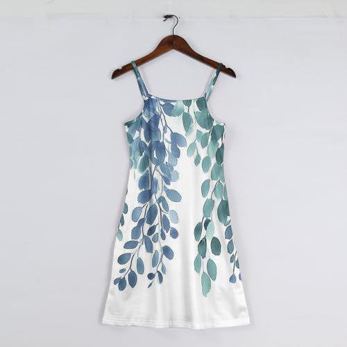 Girls Dresses Sleeveless Floral Spaghetti Strap Camisole Dress Summer Casual A-Line Sundress with Pockets4