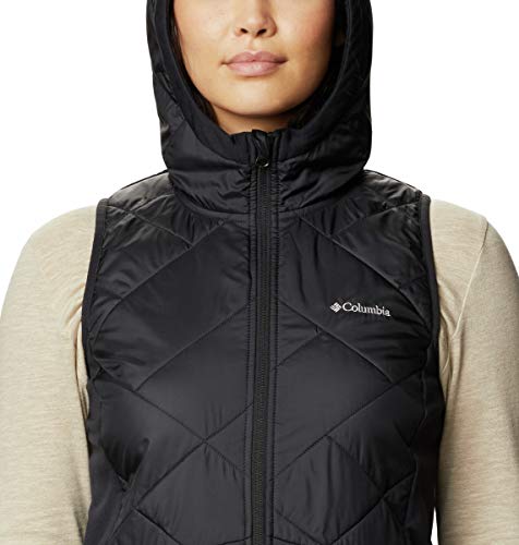 Columbia Colete feminino híbrido Piney Ridge preto