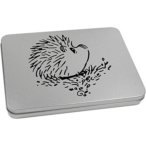 Azeeda 220mm 'Hedgehog' Metal Hinged Tin/Storage Box (TT00122499)