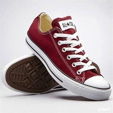 dark red converse