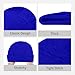 Brasil Flag of Brazil Skull Knit Hat for Men Women Slouchy Beanie Winter Warm Soft Stretch Thick Cuffed Cute Fashion Trendy Knitted Cap Blue