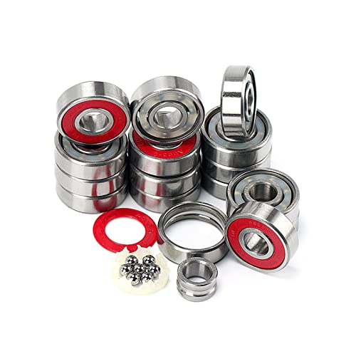 Roulement 608RS ABEC-9 pour longboard et roller | Pack de 16 pièces
