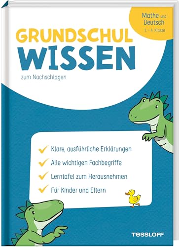 Grundschulwissen zum Nachschlagen. Mathe und Deutsch 1.–4. Klasse | Basiswissen auf einen Blick | Für Grundschulkinder und Eltern: Grundwissen und ... - für Kinder und Eltern! (Grundschule)