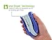 Bostitch Office inSHAPE15 Stapler - One Finger, No Effort, Spring Powered Stapler - Blue (1451), 4.3