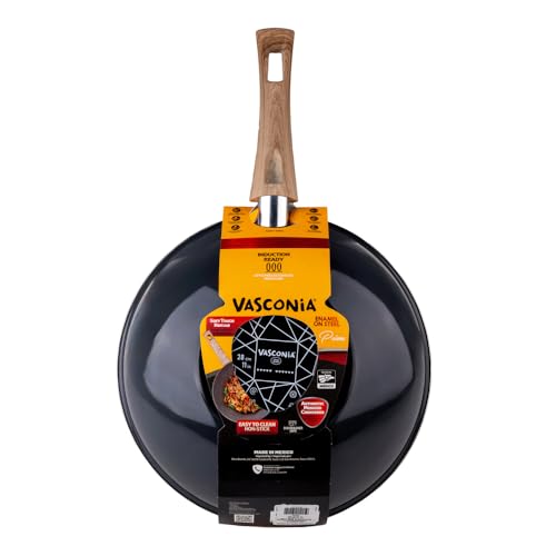 Wok Vasconia Prime 11in con Mango de Madera miniatura 7