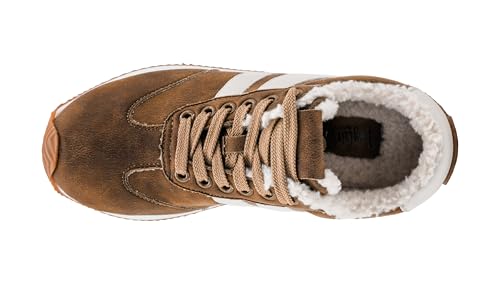 Corkys Footwear Hey Girl Jet Lag Fashion Sneaker – Stylish Lace-Up Shoe with A Soft Plush Insole for All-Day Comfort, Subtle Platform, and Side Stripes4