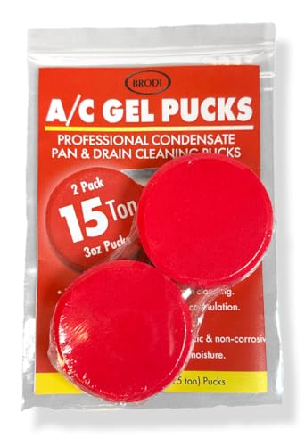 AC Pan Tablets, Commercial-Grade, Gel Lock Tech: Long Lasting, Moisture Activated Slow Release, Non-Corrosive & Safe - No Residue, Pan Treat Tablets (15 Ton, 2 Pack)