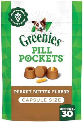 Greenies Pill Pockets for Dogs, Large Size Soft Dog Treats, Peanu...