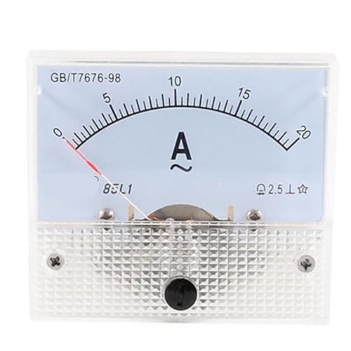 Ampèremètre AC 0-20A à aiguille 85L1 pour lecture instantanée