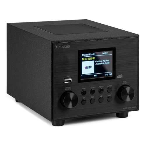 Esperienza audio coinvolgente: questa radio Vieste DAB+ offre una straordinaria chiarezza del suono e una risonanza profonda dei bassi, grazie al potente subwoofer integrato da 60 W, superiore alle normali radio portatili.