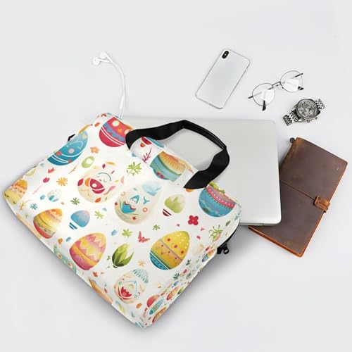 Funda para portátil ALAZA con estampado huevos y flores 13-15.6 pulg miniatura 7