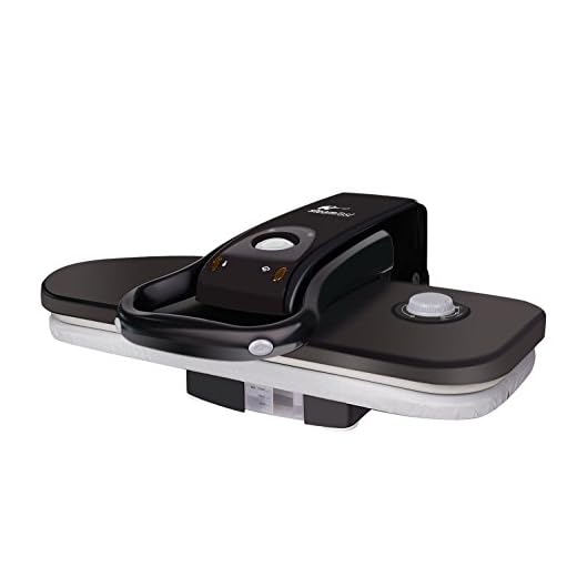 Steamfast SF-623 Mid-Size Steam Press with Multiple Fabric Settings and Steam Burst Function, Black, 20.47" L x 17.16" W x 6.73" H