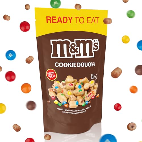 Candylandia M&Ms Edible Cookie Dough Candy Bites made from No Egg Edible Cookie Dough, Same as in Movie Theaters, Tastes Great Frozen 1 bag