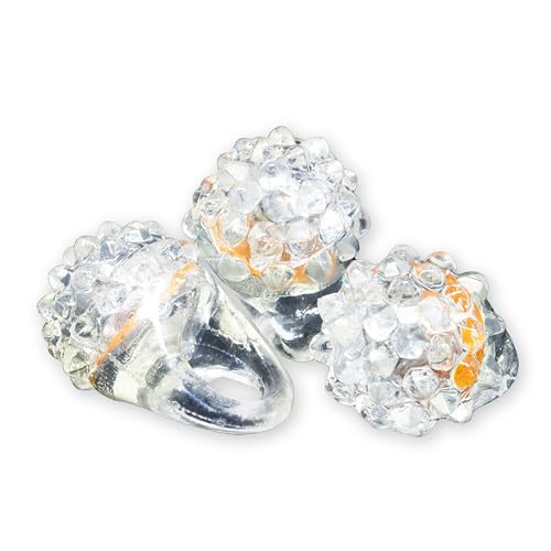 BLINKRING Partyring Diamant-Edition, Blinkende, Leuchtende LED Party Ringe, Mallorca-Edition, Leuchtringe Weiß, 100er Set, 60-90 Minuten Leuchtdauer