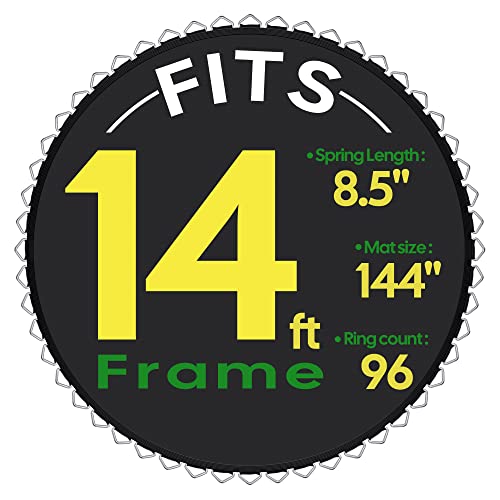 AW Replacement Trampoline Mat with 96 V-Ring, Fit 14FT Trampoline ...