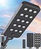 JAYNLT X-15000W Farolas Solares Exteriores, IP67 Impermeable Foco Solar de Seguridad para Aparcamiento Garaje