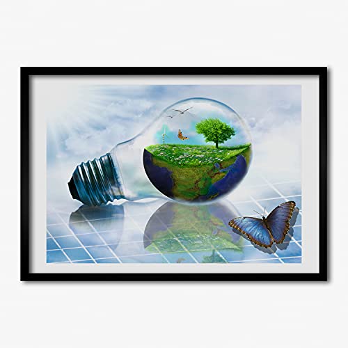 Cadre Bois 70x50 cm Tulup pour Affiche Peinture et Tableau Décoratif