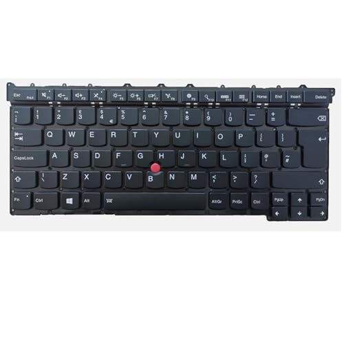 Clavier ThinkPad X1 Carbon 3rd Gen Noir Touches UK Clavier Portable Lenovo 2015 Pièce Réparation