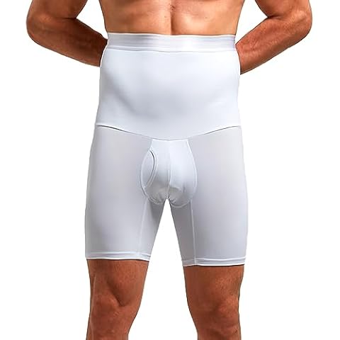 Alvago Men's High Waist Tummy Control Shorts Cover