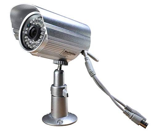 BlueFishCam Wide Angle Lens 2.8mm CMOS 1000TVL CCTV Security Camera 36 LED Infrared