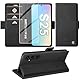 Giyer Handyhülle für Samsung Galaxy S25 Hülle mit Schutzfolie, Schutzhülle Galaxy S25 5G PU Leder Wallet Flip Case Standfunktion Kartenfach Klapphülle für Samsung S25 Cover Tasche (Schwarz)