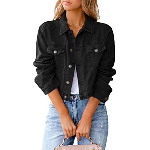 Chaqueta Vaquera de Mezclilla Seiveini para Mujer Cover