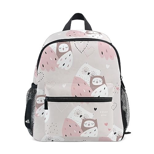 Mochilas para niños, lindas y divertidas, mochila escolar, lindas mini mochilas para niñas y niños, jardín de infantes, primaria, primaria, cute owls, M, Mochilas de viaje