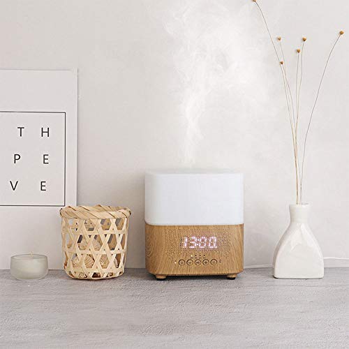 Befeuchter Haushalt Platz USB Bluetooth Lautsprecher Musik Farbe LED Nachtlicht Uhr Display Alarm Set Duft Diffuse Luftbefeuchter