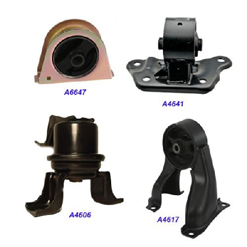 A4641 A4617 A6647 A4606 Engine & Trans Mount For 02-07 Mitsubishi Lancer 2.0L AT