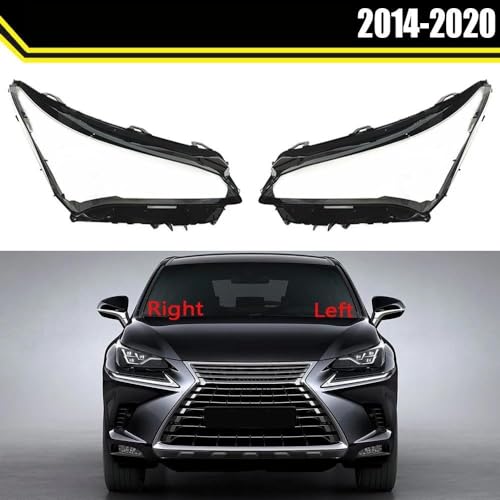 Cache-Phare en Verre Lexus NX Rénover Éclairage Avant Paire 2014-2020 - 2