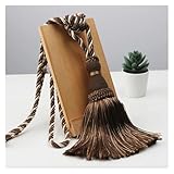 Photo Gallery aqxyedc 1pc nappa tieback for tenda poliestere singola sfera titolare della tenda cravatta complementi arredo casa fatti a mano nappe e frange tenda fibbia corda wanglan(dark coffee) Photo Gallery aqxyedc 1pc nappa tieback for tenda poliestere singola sfera titolare della tenda cravatta complementi arredo casa fatti a mano nappe e frange tenda fibbia corda wanglan(dark coffee)