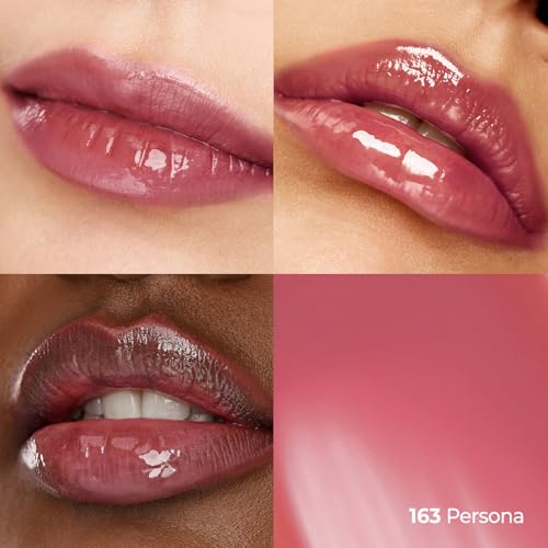 Image of Laka Fruity Glam Tint Mini | Glowing Korean Lip Tint with Hydrating Lightweight Texture | Buildable Color, Non-Sticky High Shine Gloss | K-Beauty Korean Makeup | #163 Persona, 0.07oz