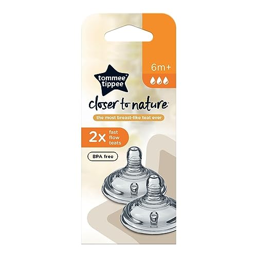 Image of Tommee Tippee Nipples, Fast Flow, 2-Count