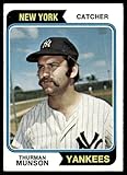 Baseball 1974 Topps #340 Thurman Munson Yankees