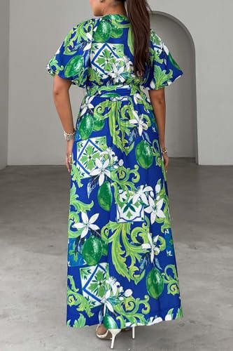 Image of Maxigerui Women's Summer Floral Maxi Dress Spring Wedding Guest Dress 2026