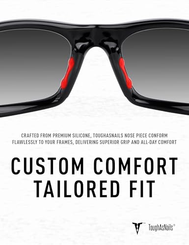 Image of ToughAsNails Replacement Nose Pads Pieces for Oakley Straight Jacket 2007 Sunglasses - Standard Fit