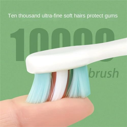 Image of Cots and Cuddles 3D Baby Dino Design Kids Toothbrush - Ultra Soft Bristles, Gentle on Gums, Manual Toothbrush for 3-6 Years, Pack of 2 (Random Color) (Dino in Egg)