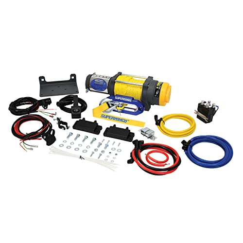 Superwinch 1145230 Terra 45 4500Lbs/2046Kg Single Line Pull With Hawse, Handlebar Mnt Toggle, Handheld Remote, And Synthetic Rope #TOP4