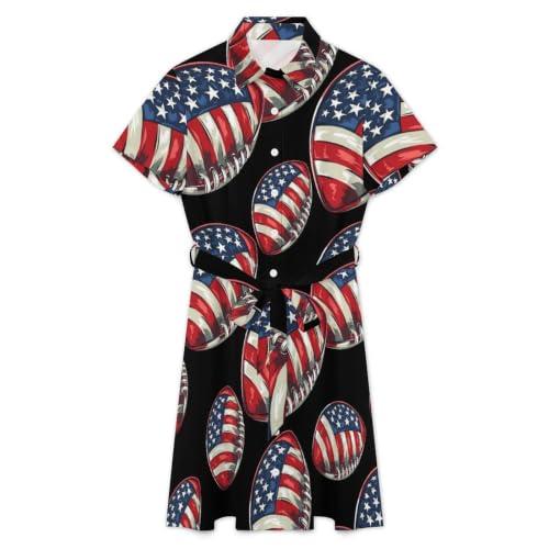 Vestido midi de fútbol transpirable con botones frontales para verano 4