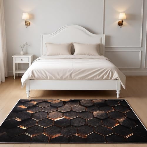 Grand tapis salon moderne 160 x 230 cm pour adolescent - 3