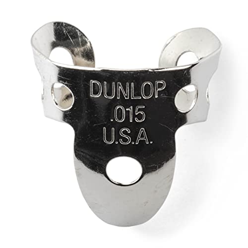 Image of Dunlop 33R.015 .015 Inch Nickel Silver Fingerpicks, 20-Pack